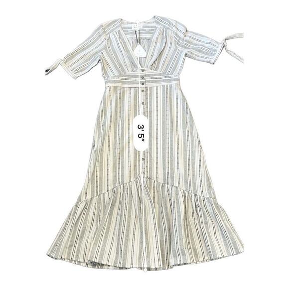 Lost + Wander Gypsy Button Front Midi Dress Small NWT - Picture 11 of 11